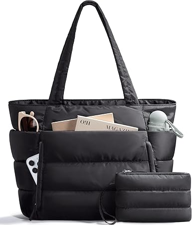 Puffer Tote Bag for Women, 🎁Today's gift: Puffer Wallet Bag❤️