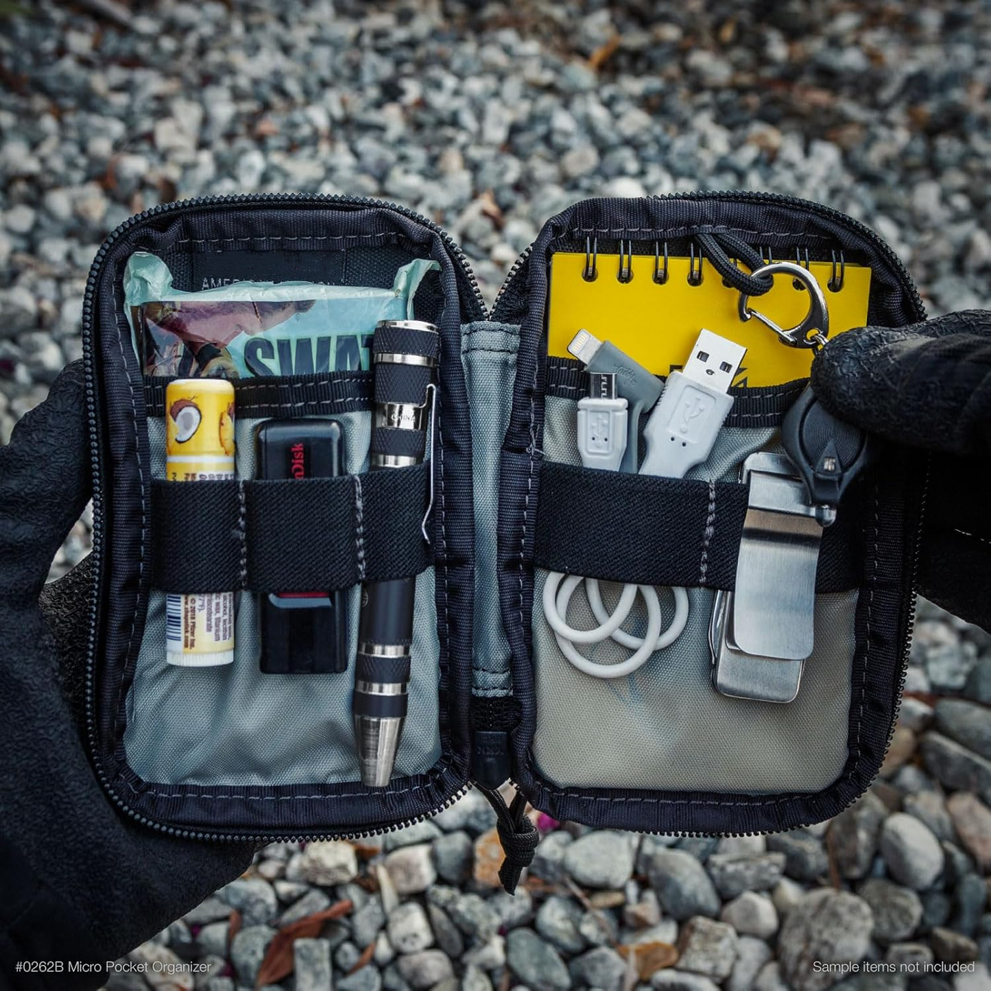 Micro Pocket Organizer, Durable EDC Tool Pouch