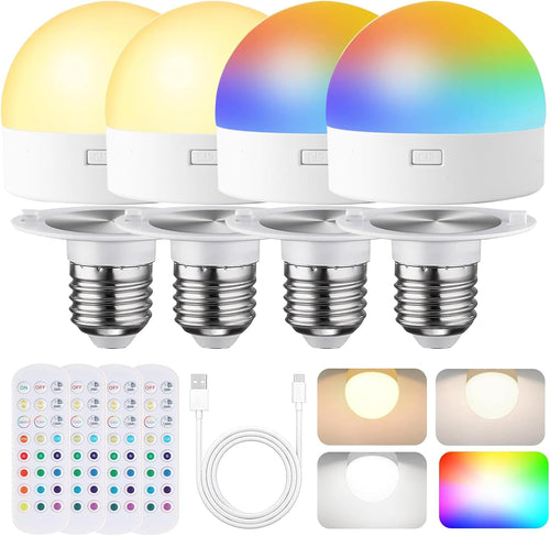 🔥Last Day 40%OFF⏰Rechargeable Light Bulbs with Remote Control