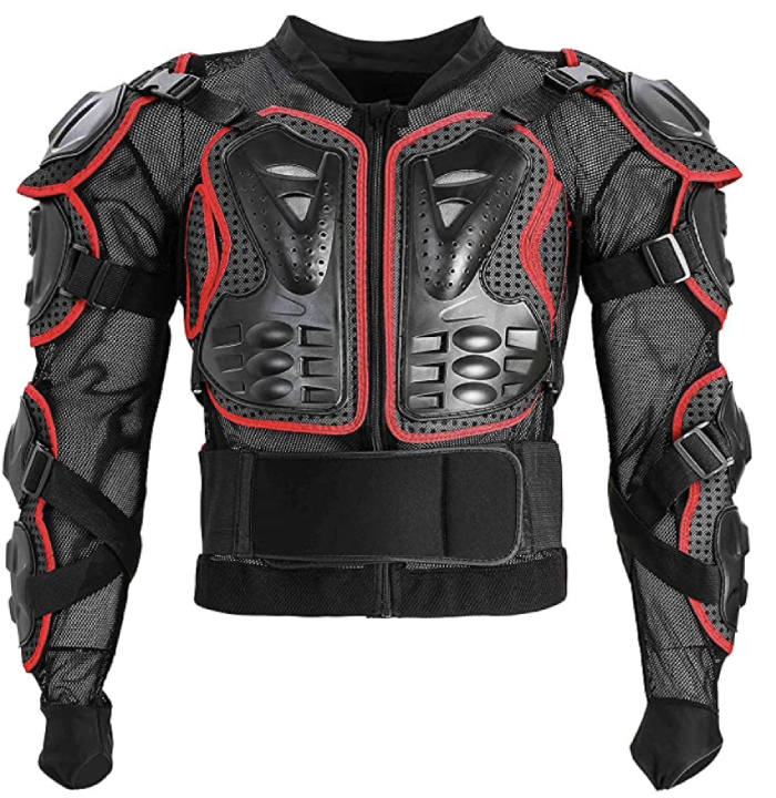 Motorcycle Full Body Armor Protective Jacket ATV Guard Shirt Gear Jacket Armor Pro Street Motocross Protector with Back Protection