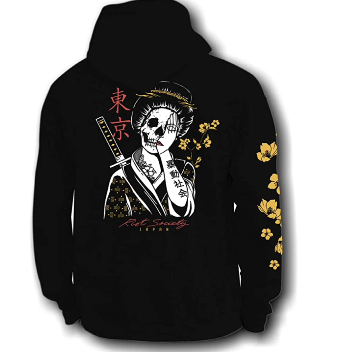 Riot Society Men's Graphic or Embroidered Hoodie Hooded Sweatshirt (more than 4 types)