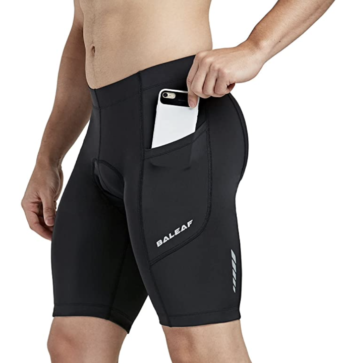 BALEAF Men's Cycling Shorts 3D Padded Road Bike Bicycle Riding