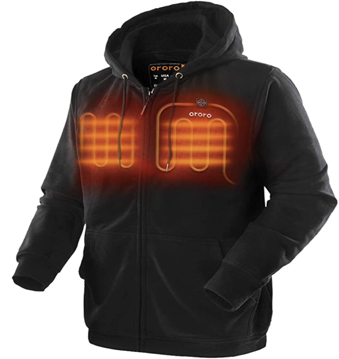 ORORO Heated Hoodie with Battery Pack (Unisex)