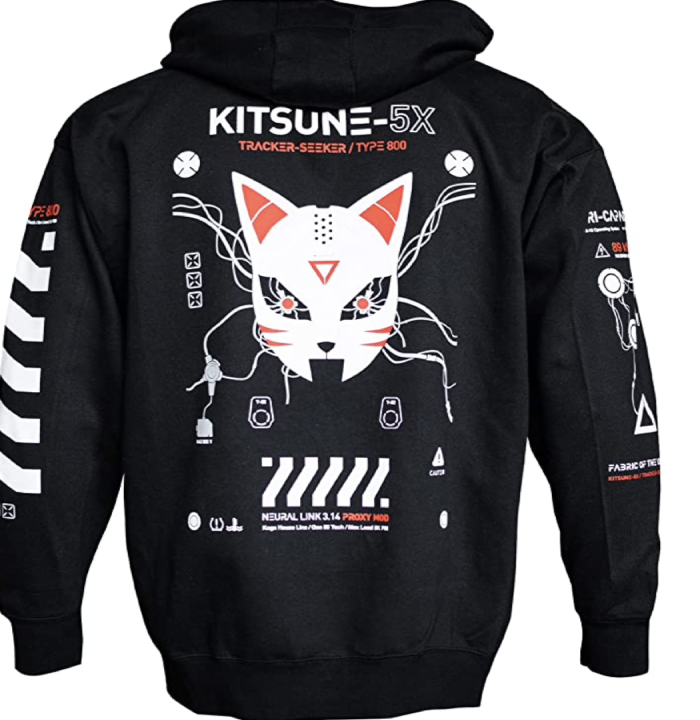 Fabric of the Universe Techwear Graphic Cyberpunk Streetwear Fashion Hoodie