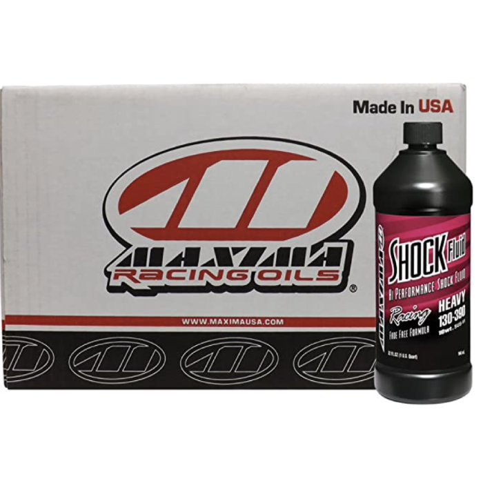 Maxima (CS58901H-12PK) Liquide d'amortisseur 10WT Grade-130_390 Heavy Racing - 32 oz, (caisse de 12)