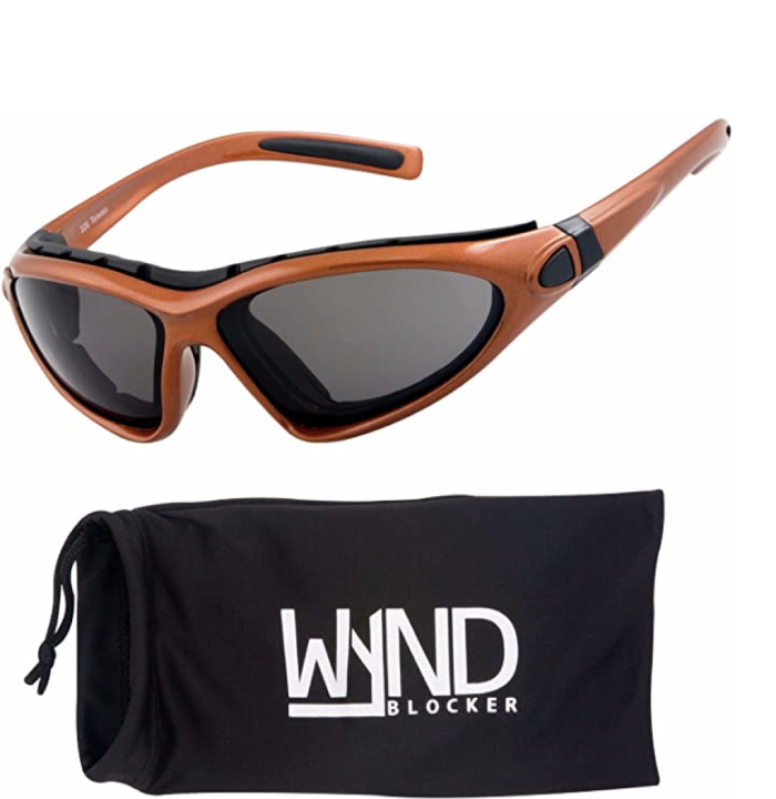 WYND Blocker Vert Motorcycle & Boating Sports Wrap Around Polarized Sunglasses