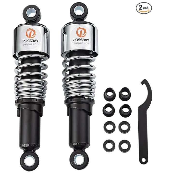 Motorcycle Shock Motorcycle Rear Shock 10.5_267mm Universal Rear Suspension 1Pair (+2 colors)