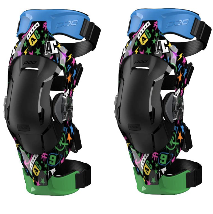 POD K4 AC9 Limited Edition Knee Braces Pair