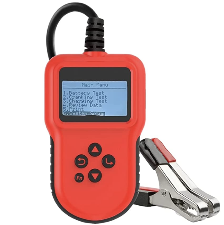 PDGJG Battery Tester Analyzer CCA Battery Charger for Car and Motorcycle Charging Tool Charger 12V