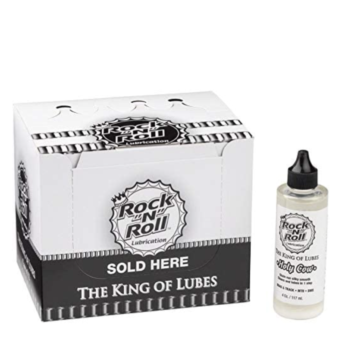 Rock-N-Roll Holy Cow Bike Chain Lube - 4oz, Drip, POP Box of 12